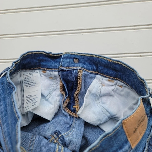 Abercrombie Kids Girls Skinny Leg Denim Pants Blue 26x28 Size 14 - Picture 6 of 13
